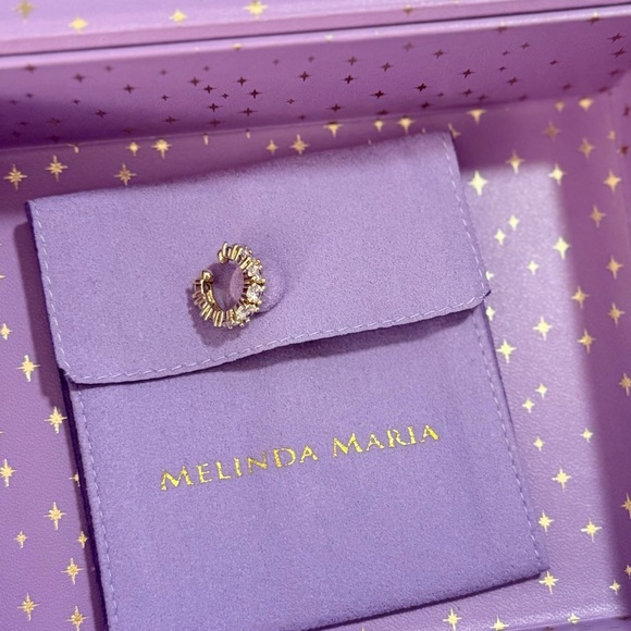 NWT Melinda Maria “Oh She Fancy" Ear Cuff
18K Gold White Diamondettes Retail $52 - Picture 4 of 6